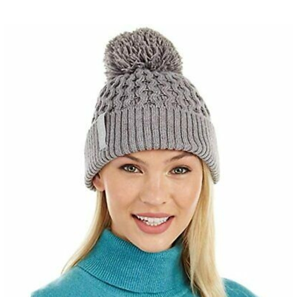 Calvin Klein Solid Cable Beanie and Scarf Set - Picture 3 of 6